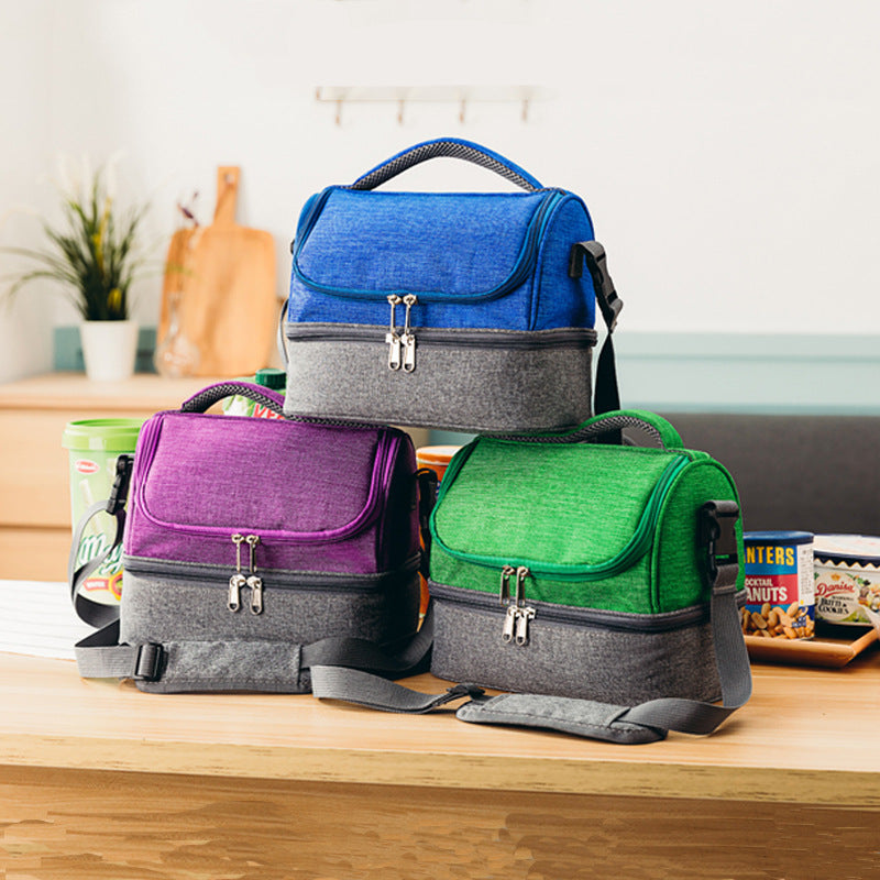 Insulated Multi-Compartment Lunch Bag