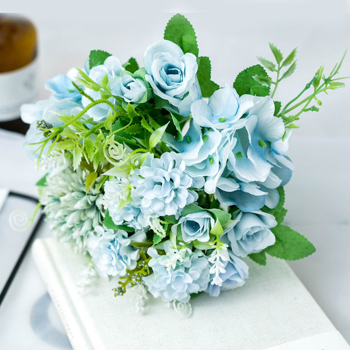 Lifelike Mixed Floral Bouquet
