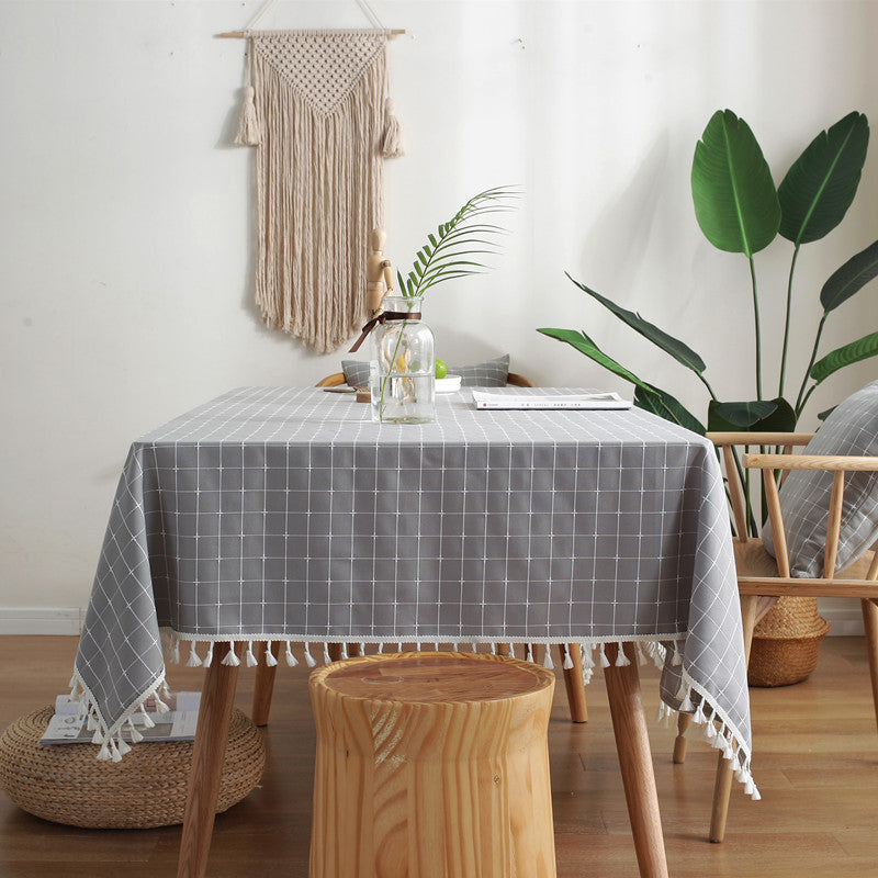 Elegant Textured Tablecloth