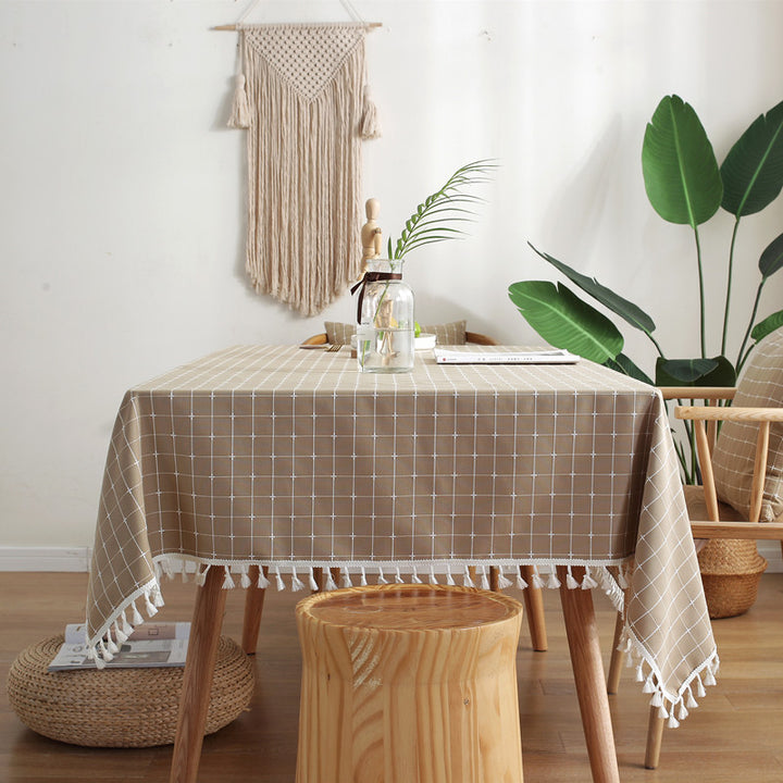 Elegant Textured Tablecloth