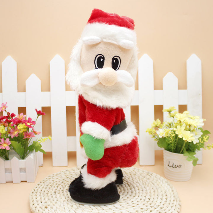Cuddly Santa Claus decoration figure Kalsten