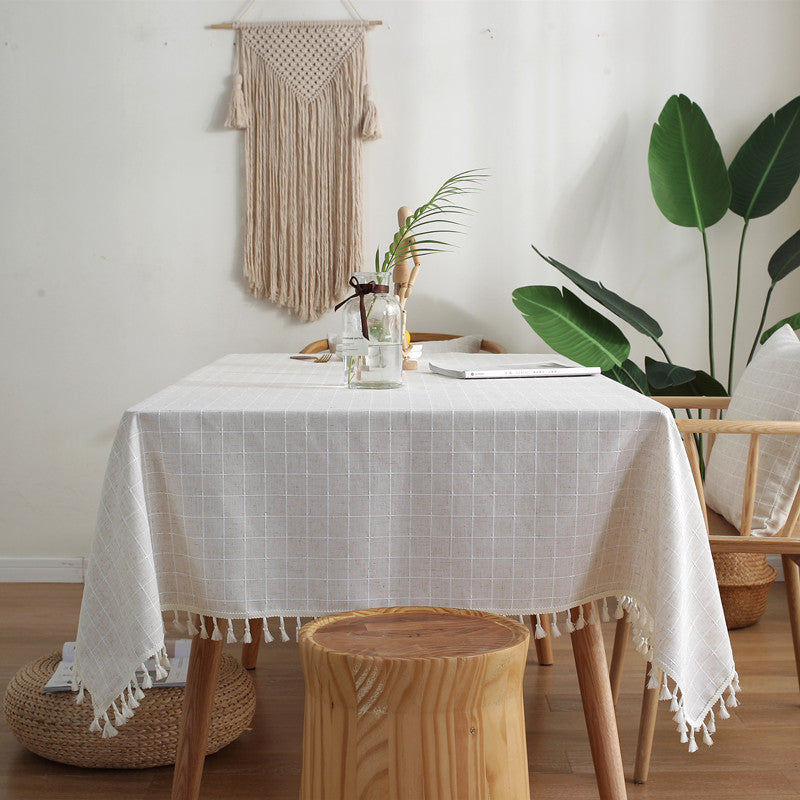 Elegant Textured Tablecloth