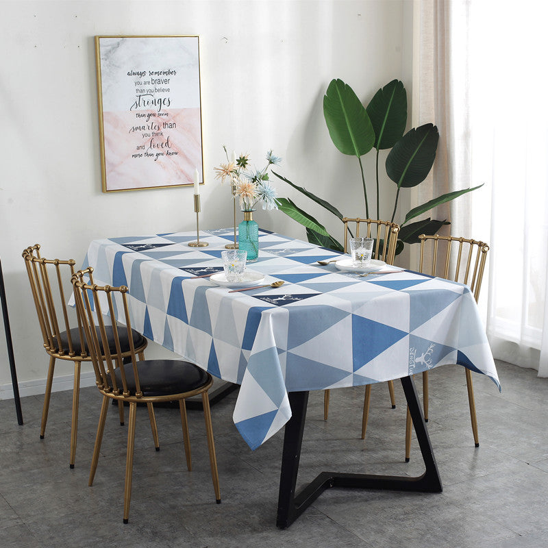 Geometric Pattern Table Cover