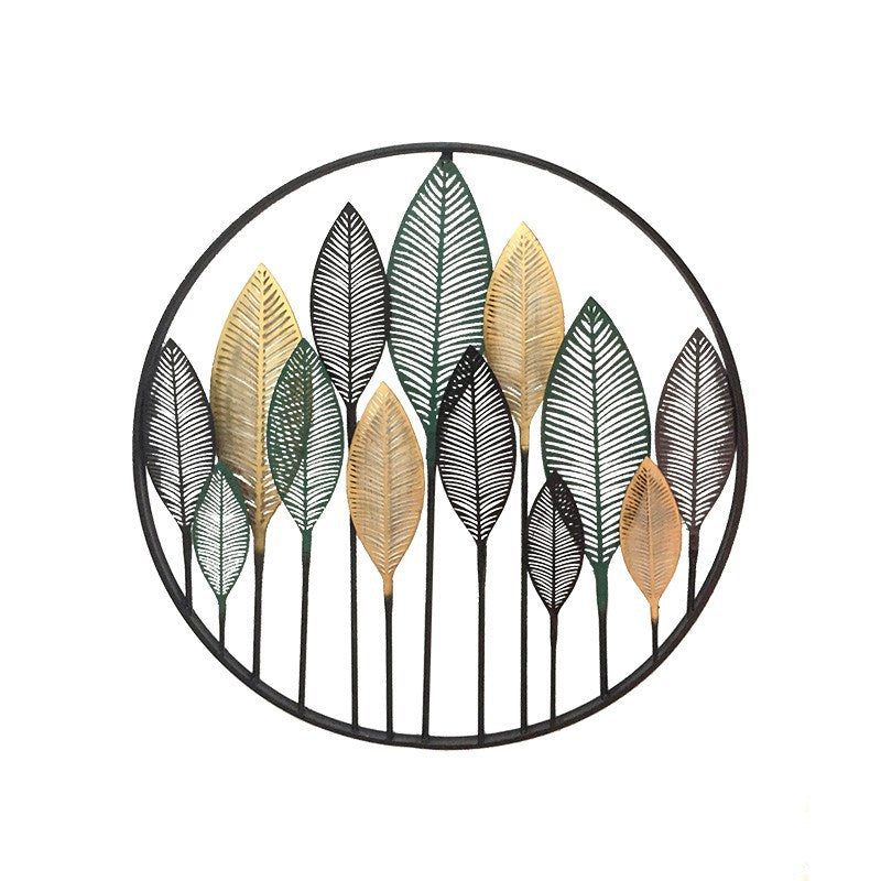 Decorative Gold Leaf Wall Art Sculpture Kalsten