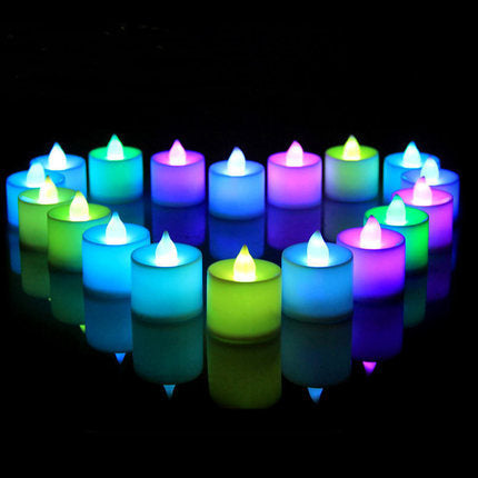Battery-Operated Warm-Glow Flameless Tea Light Candle Set with Realistic Flicker Kalsten