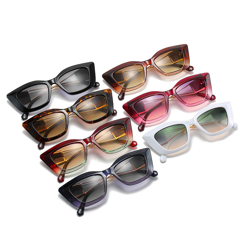Oversized Fashion Sunglasses with Unique Geometric Frame Kalsten