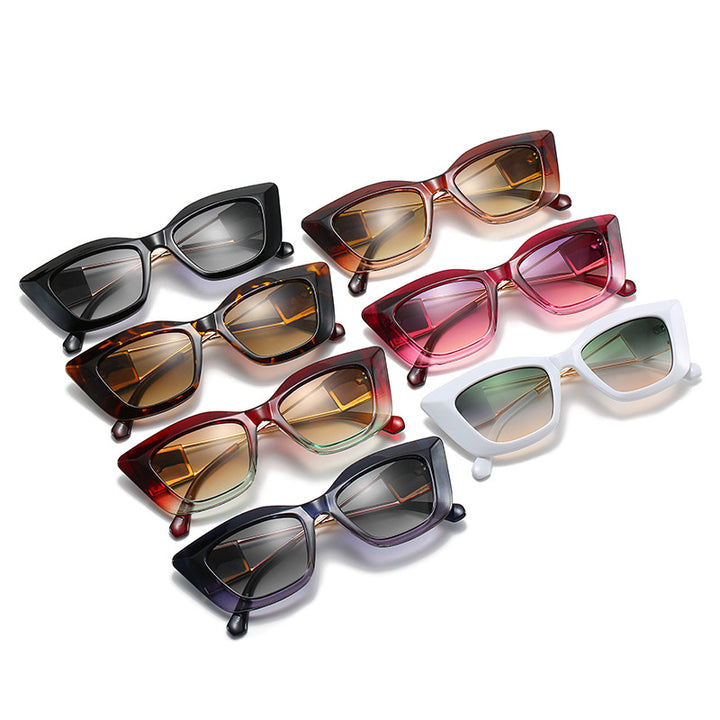 Oversized Fashion Sunglasses with Unique Geometric Frame Kalsten
