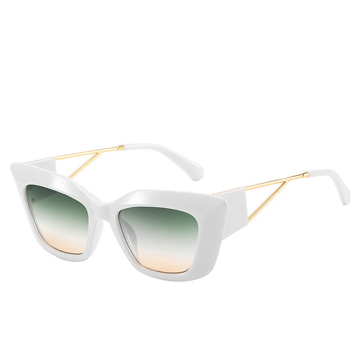 Oversized Fashion Sunglasses with Unique Geometric Frame Kalsten
