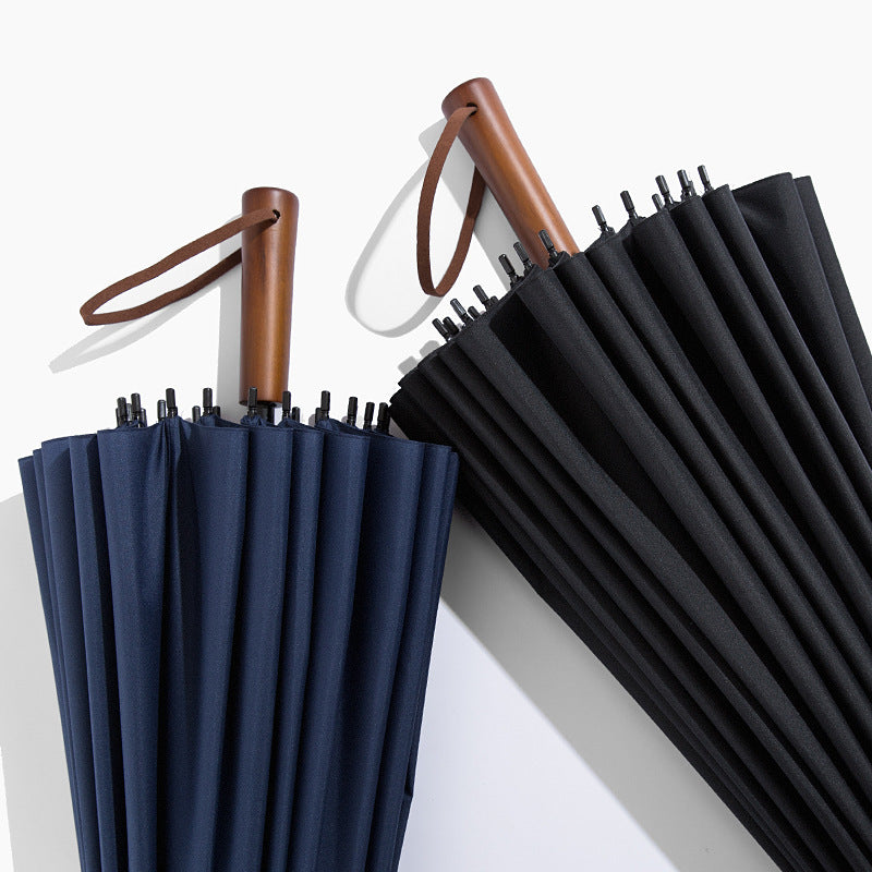 Ladies elegant automatic folding umbrella with ergonomic design and large canopy Kalsten