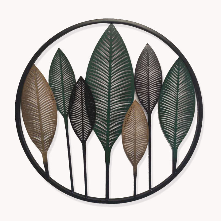 Decorative Gold Leaf Wall Art Sculpture Kalsten