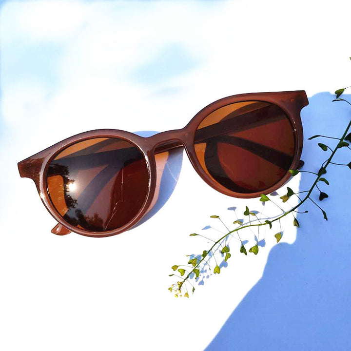 Vintage Inspired Round Frame Sunglasses Kalsten