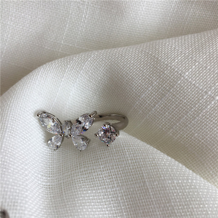 Elegant Butterfly-Inspired Adjustable Ring Kalsten