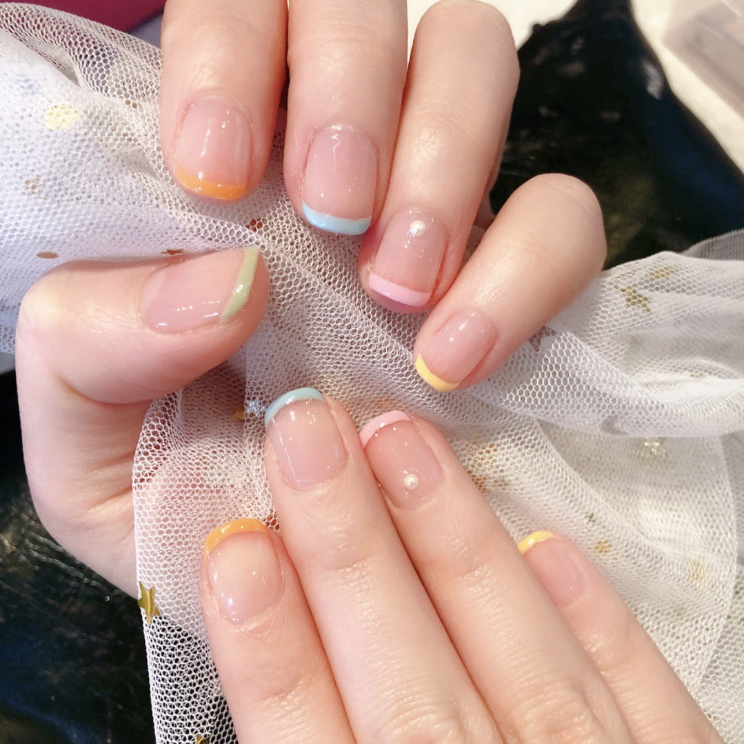 Creative Nail Art with Pastel Colors Kalsten