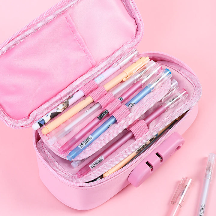 Multi-Compartment Hard Shell Pencil Case kalsten