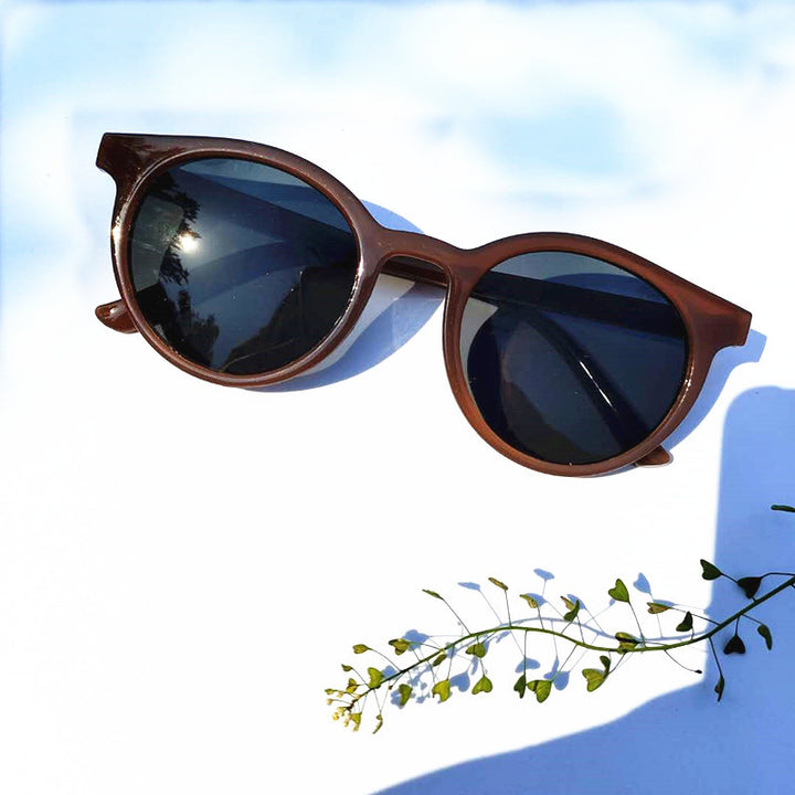 Vintage Inspired Round Frame Sunglasses Kalsten