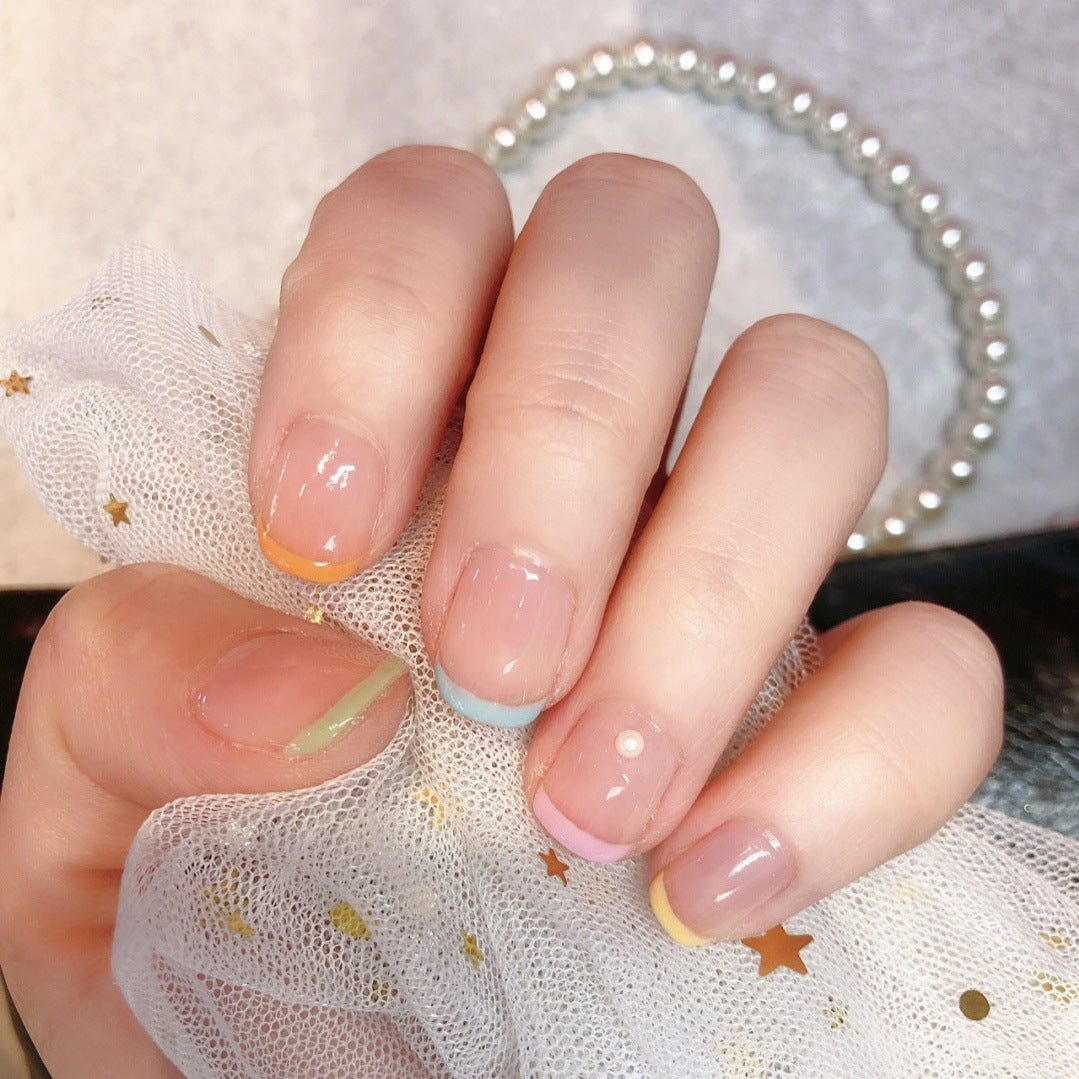 Creative Nail Art with Pastel Colors Kalsten
