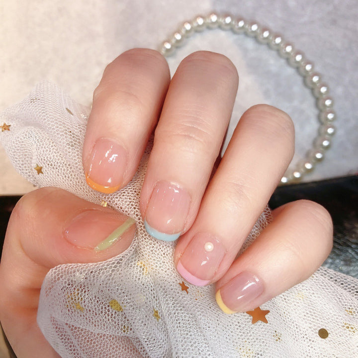 Creative Nail Art with Pastel Colors Kalsten