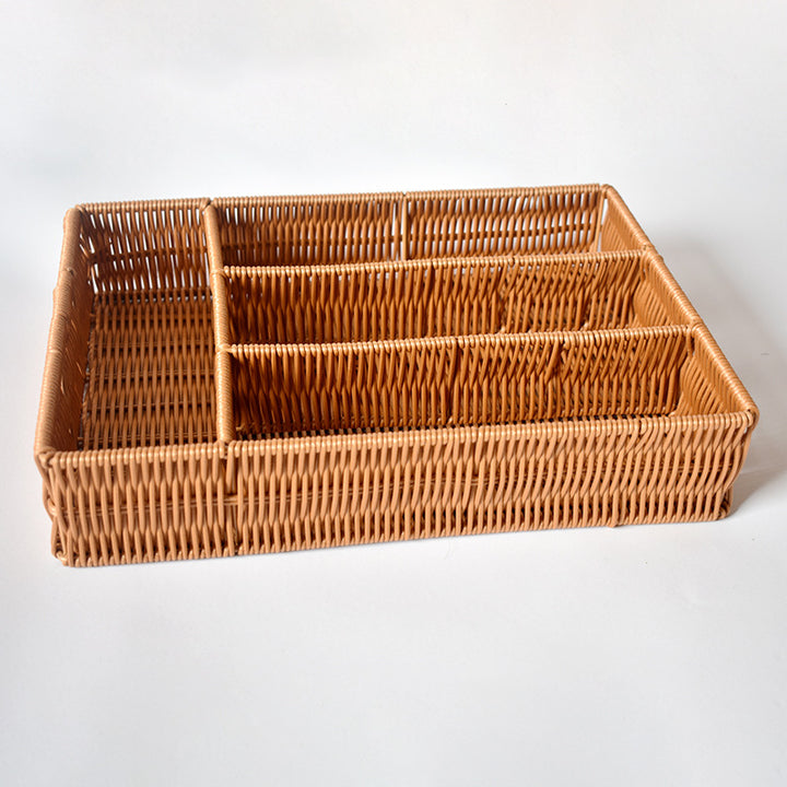Woven Multi-Compartment Storage Organizer Kalsten