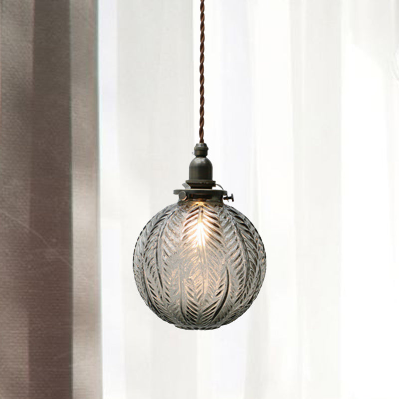 Vintage Glass Dome Pendant Lamp Noxord
