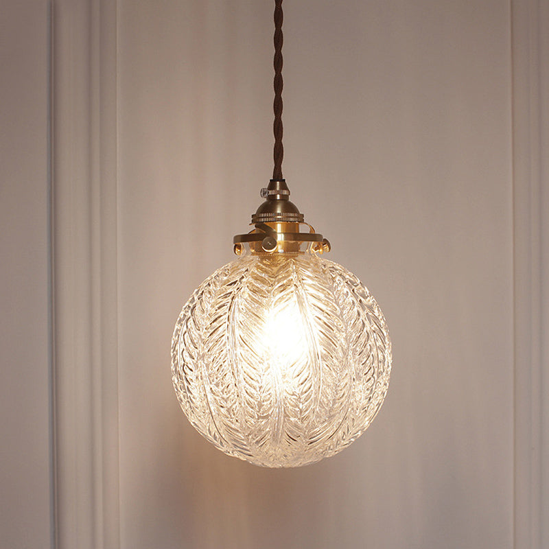 Vintage Glass Dome Pendant Lamp Noxord