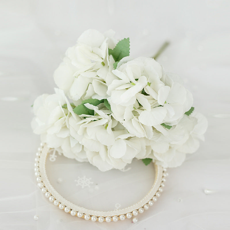 Elegant Artificial Hydrangea Bouquet