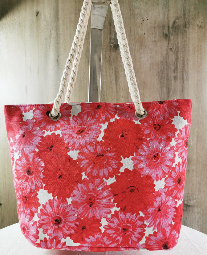 Colorful beach bag with sturdy ropes Kalsten