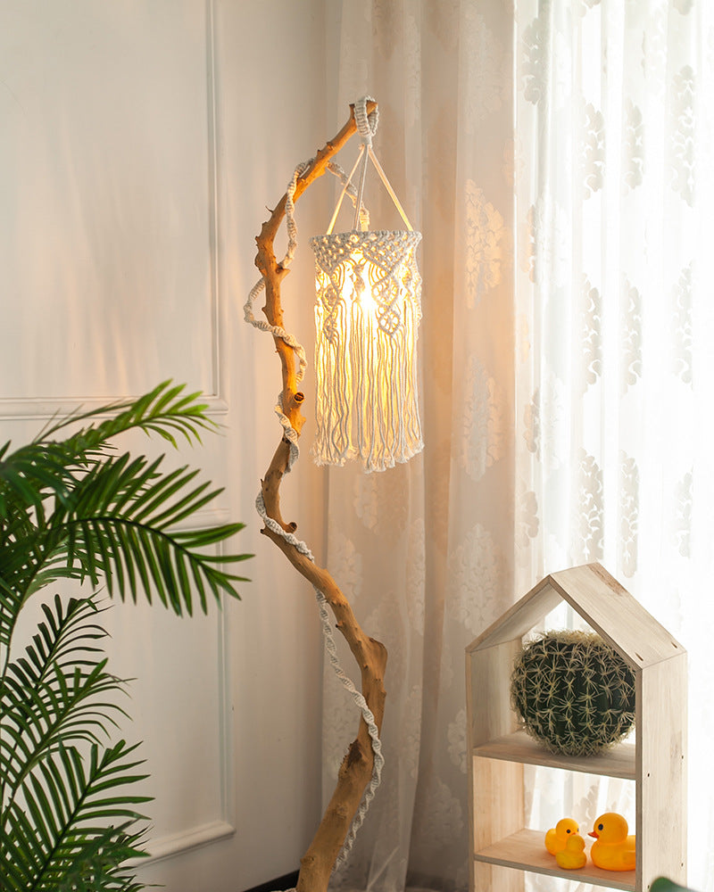 Macramé Plant Hanger with Fringed Design Kalsten
