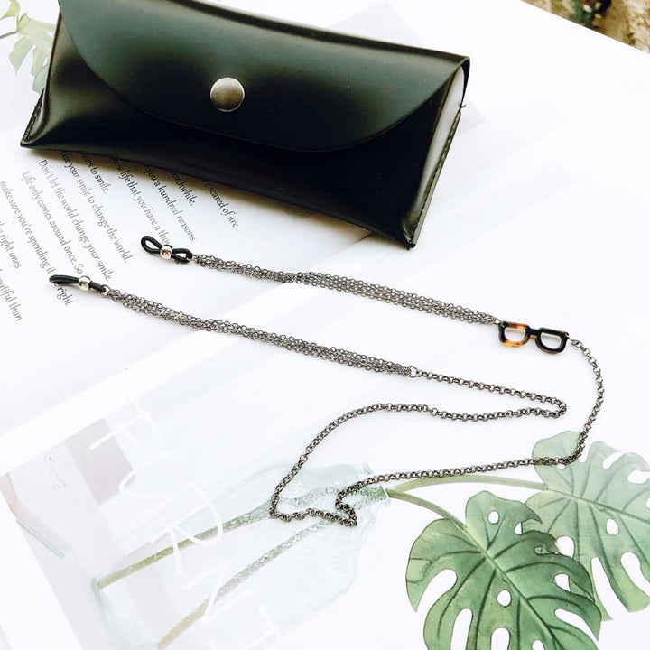 Stylish Multi-Chain Eyewear Holder Kalsten