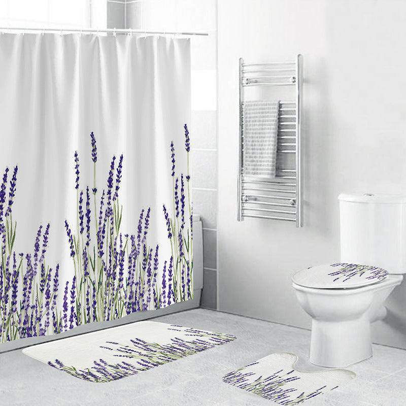 Floral Pattern Bathroom Set Kalsten