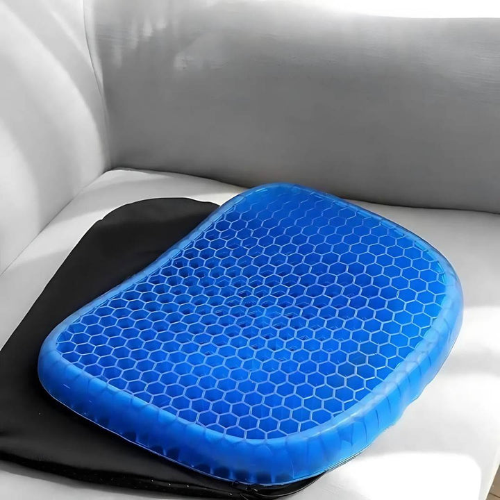 ComfortGel Orthopedic Gel Seat Cushion | Pressure Relief - Tailbone Pain - Lower Back Support - For Office Chair - Car - Wheelchair Use Kalsten