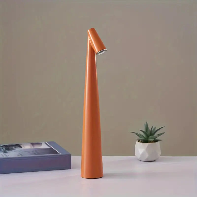 Table Lamp Modern Red Metal LED Light | Noxord