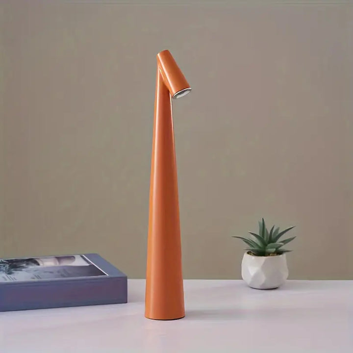 Table Lamp Modern Red Metal LED Light | Noxord