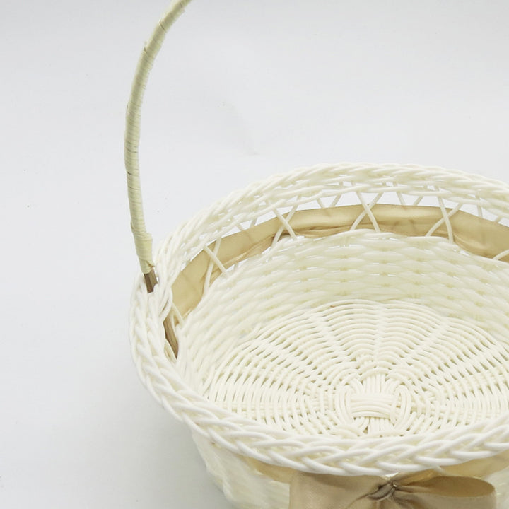 Decorative Woven Storage Basket with Handle Kalsten