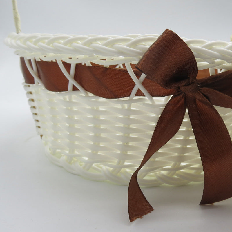 Decorative Woven Storage Basket with Handle Kalsten