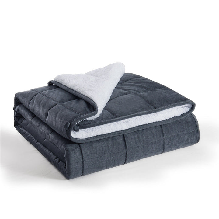 Reversible Sherpa Fleece Blanket Kalsten