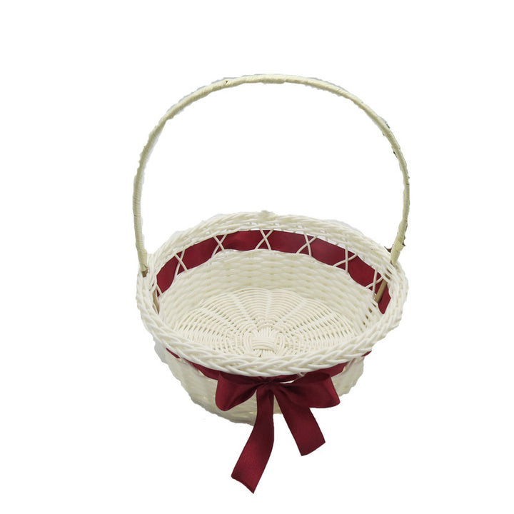Decorative Woven Storage Basket with Handle Kalsten