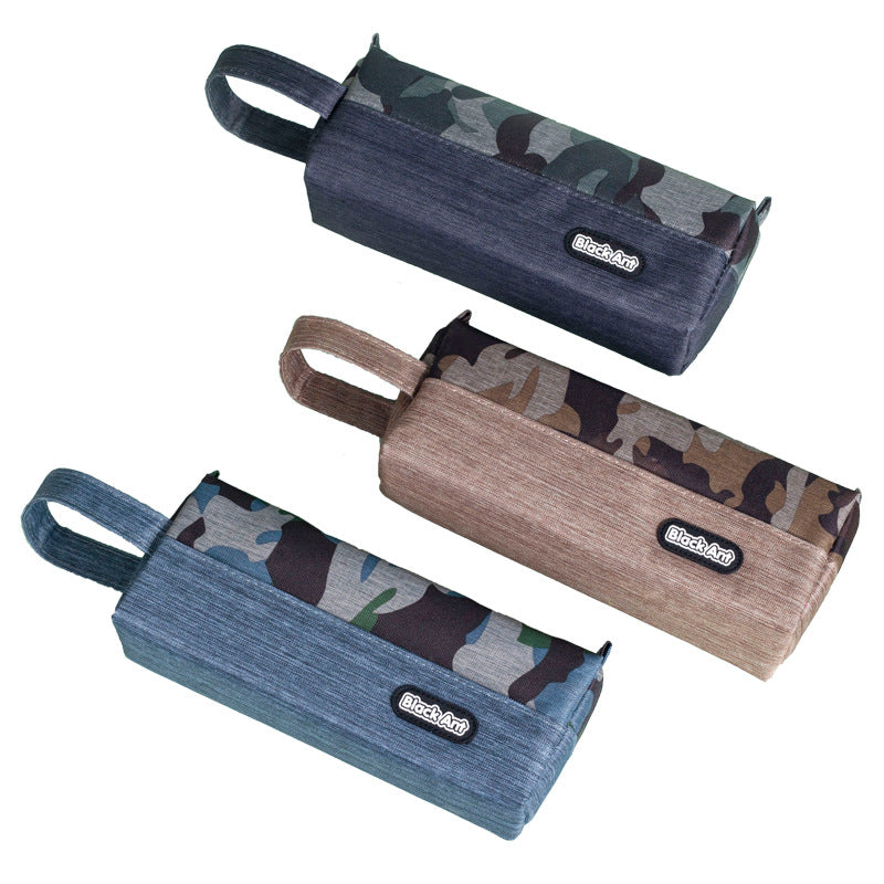 Camo Print Multi-Compartment Utility Pouch