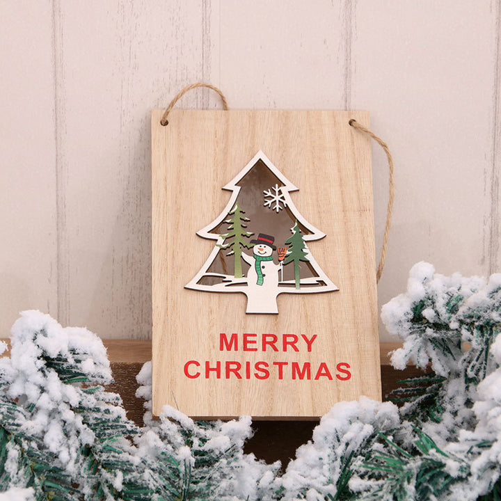 Wooden Holiday Sign Kalsten