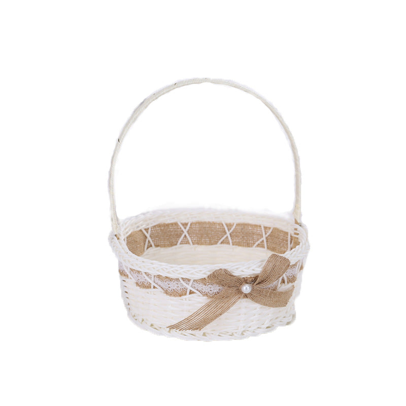 Decorative Floral Woven Basket Set Kalsten