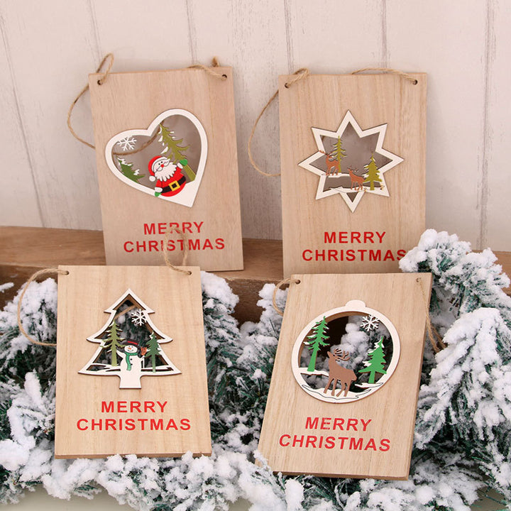 Wooden Holiday Sign Kalsten