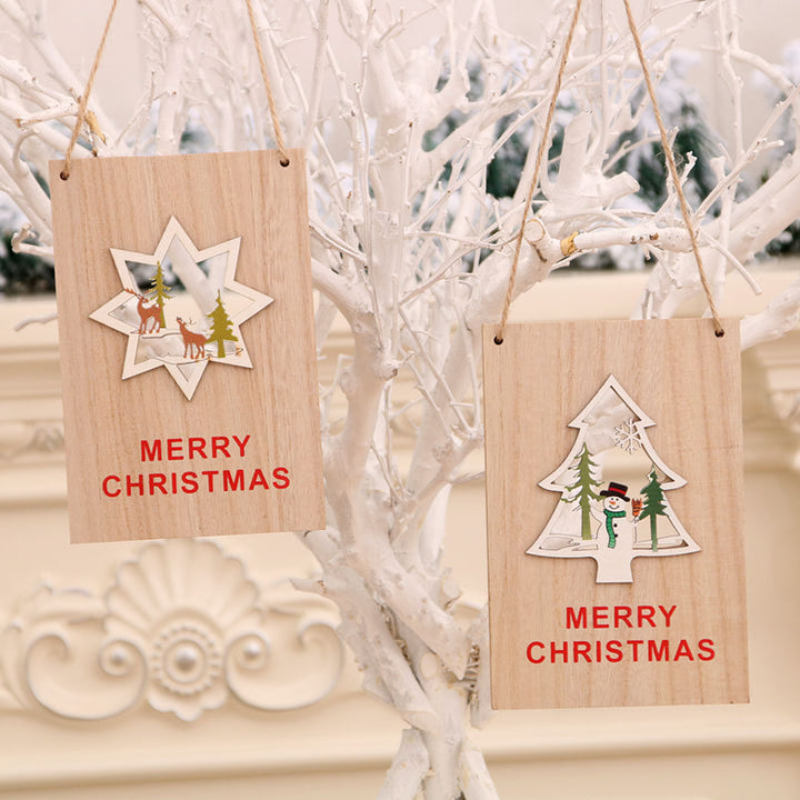 Wooden Holiday Sign Kalsten