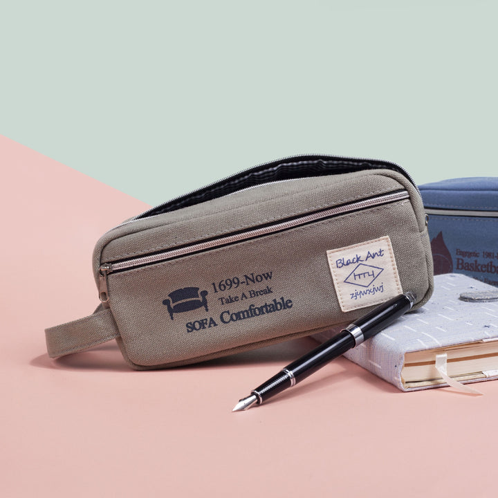Basketball-Themed Utility Pencil Case