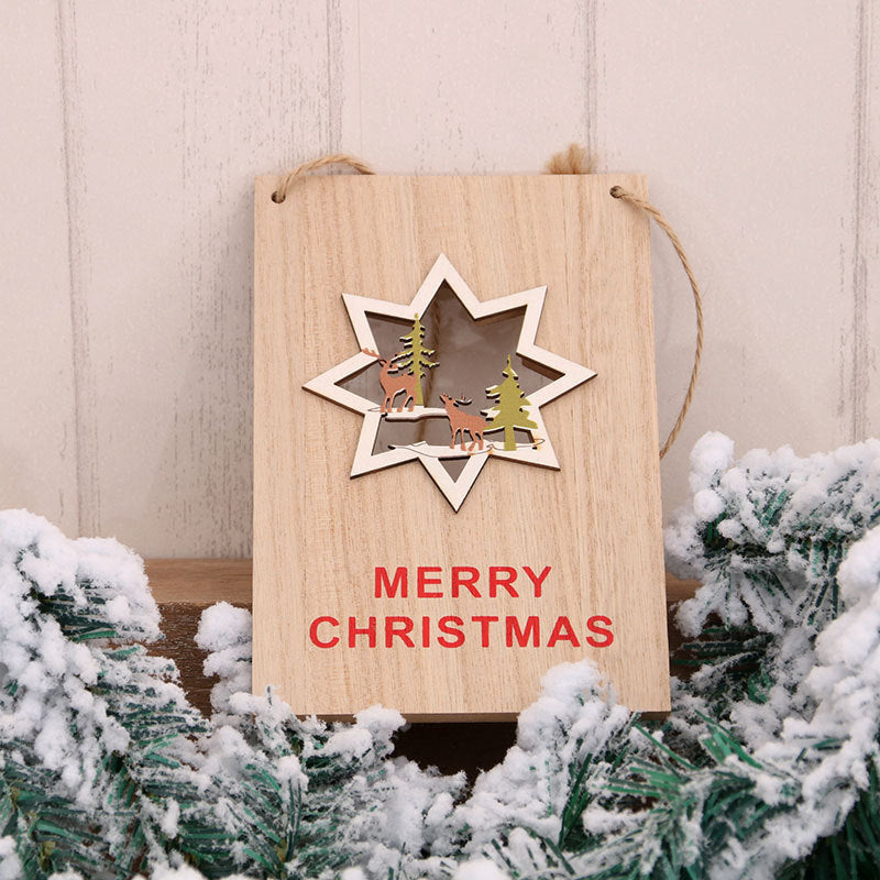 Wooden Holiday Sign Kalsten