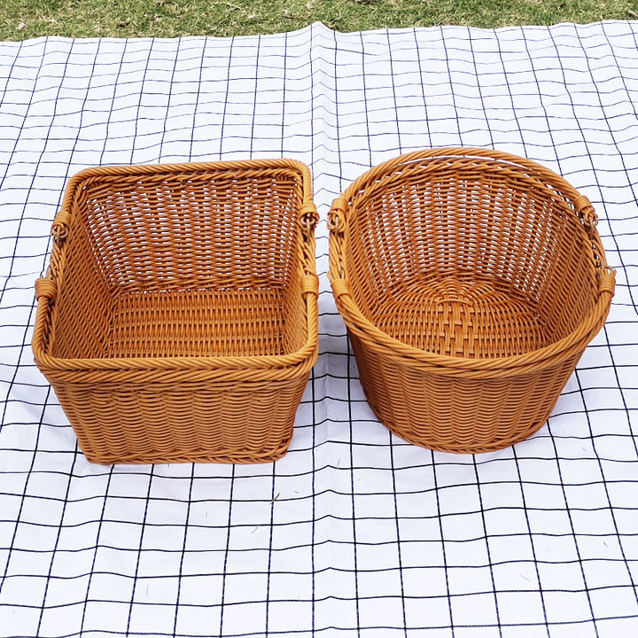 Stylish Woven Market Basket Kalsten