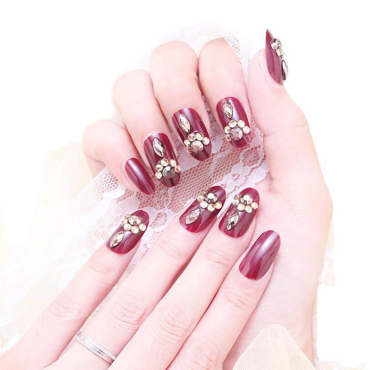 Artificial nails with delicate floral decorations Kalsten