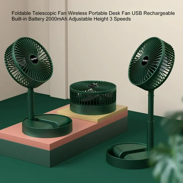 Compact 6-Inch USB Portable Fan with 3-Speed Control | Kalsten