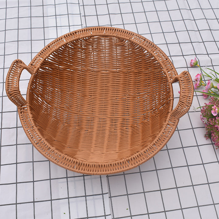 Woven Storage Basket with Handles Kalsten