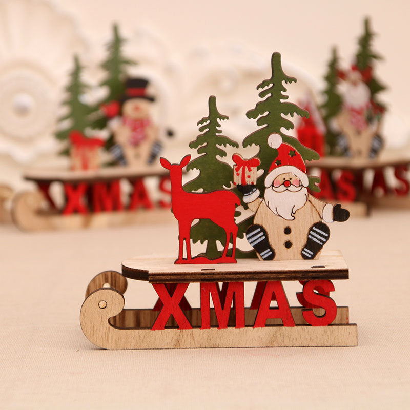 Decorative Santa Sleigh Figurine Kalsten