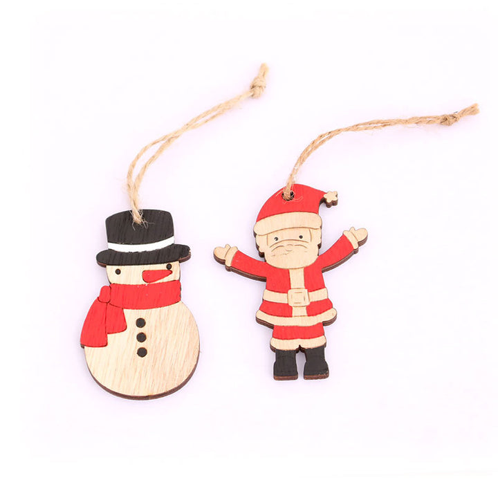 Wooden Snowman Ornament Kalsten