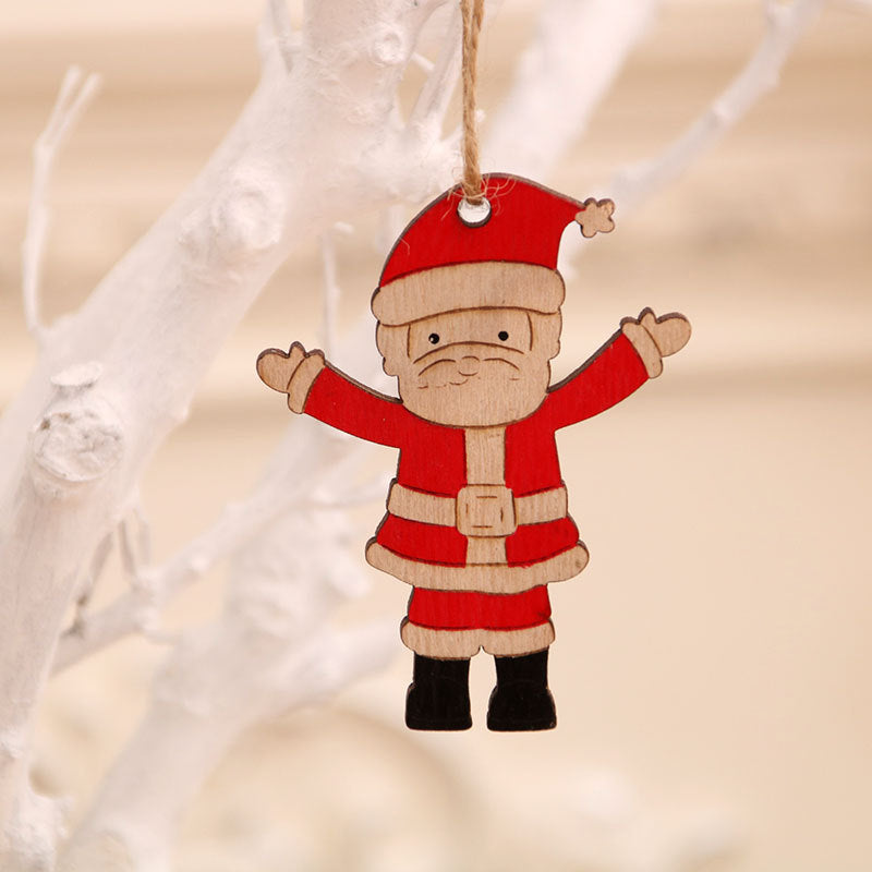 Wooden Snowman Ornament Kalsten